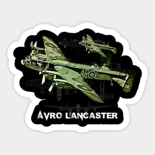 Avro Lancaster warplane Sticker